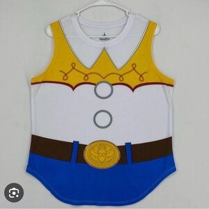Disney Toy Story Jessie - Costume Tank Top - Yellow, White, Blue